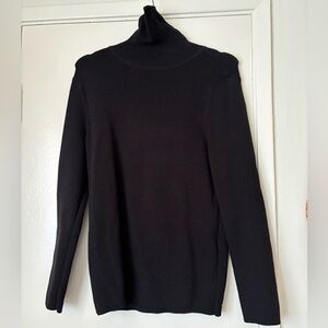 Chico's Black Turtleneck Sweater